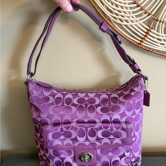 Coach Penelope Signature Sateen Convertible Shoulder Bag - Picture 4 of 12